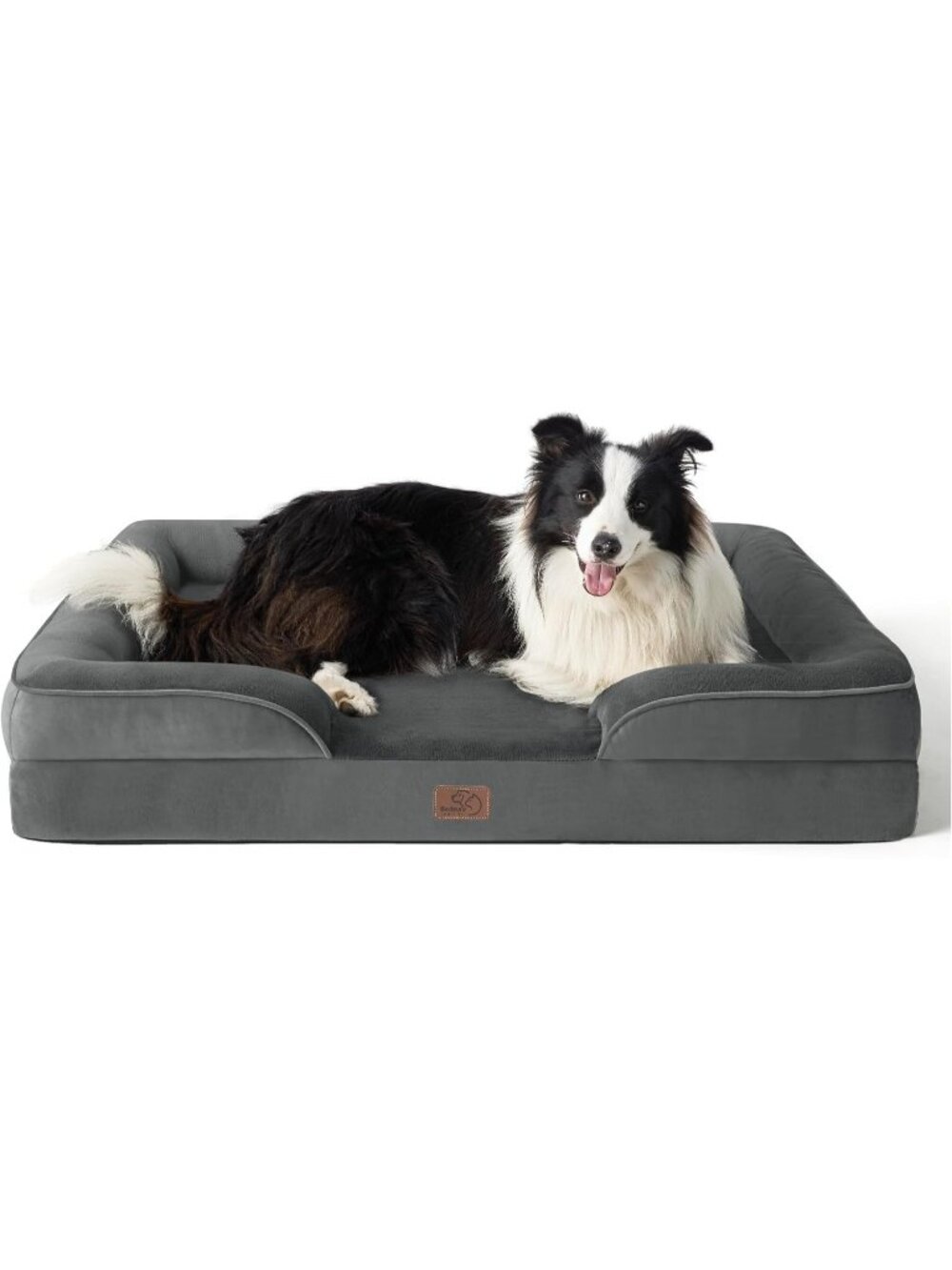 NWT Bedsure Orthopedic Dog Beds Large Sized Dog - Couch Sofa Dark Grey, 35"